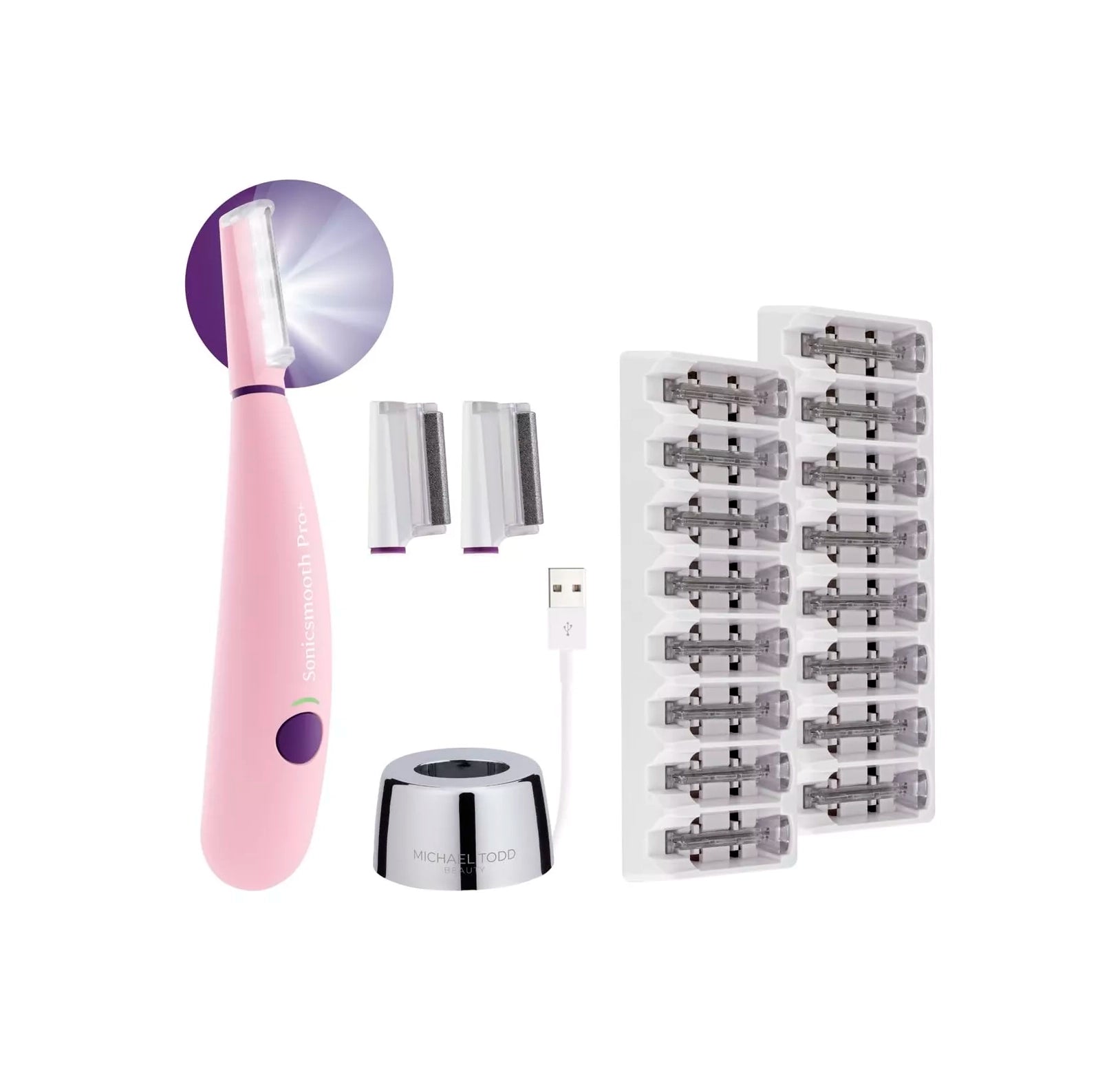 Sistema De Dermaplanamiento Michael Todd Beauty Sonicsmooth - La Tiendita de la Jose